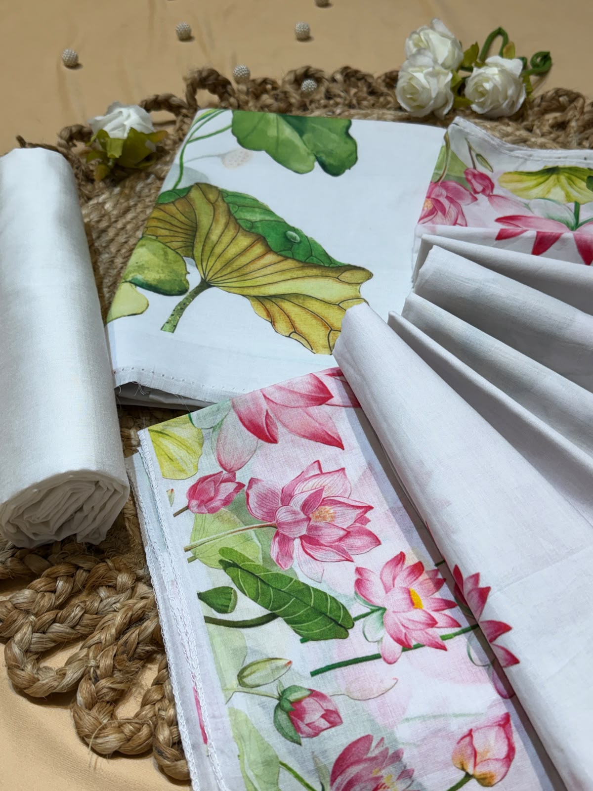 Pure mul cotton with digital print (unstitched)