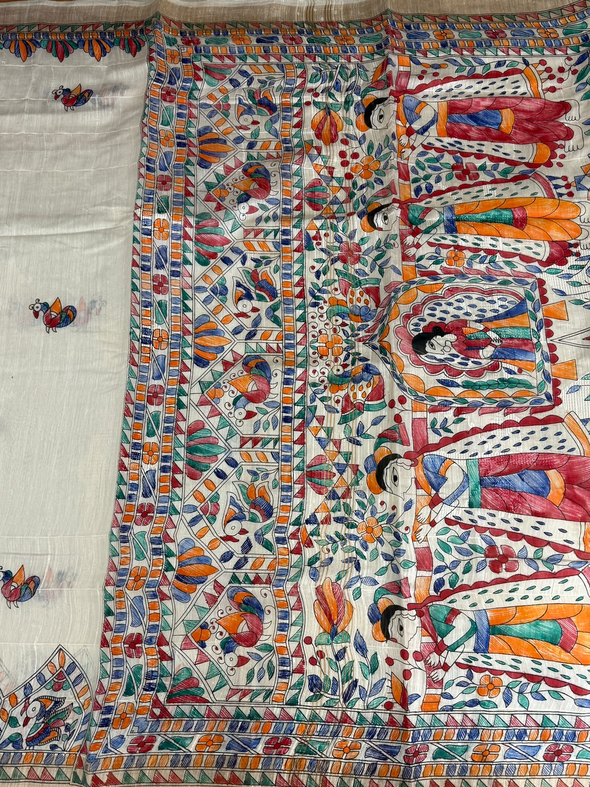 Pure Tusser Matka Saree