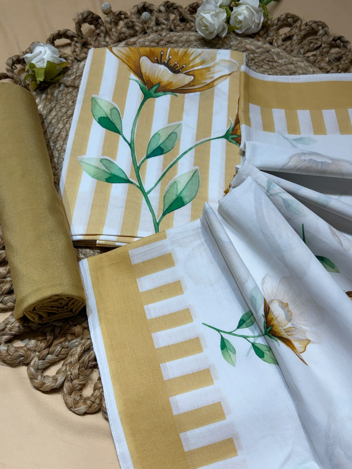 Pure mul cotton with digital print (unstitched)