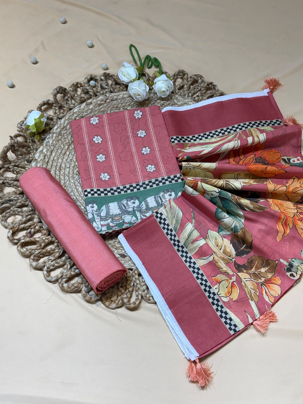Pure mul cotton with digital print (unstitched)
