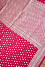 Red Katan Silk Fancy Saree with Zari Buti and Ornate Border